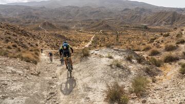 El paso por el desierto de Tabernas el año pasado.