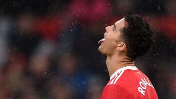 Cristiano Ronaldo, jugador del Manchester United, durante el partido de Premier League ante el Southampton.