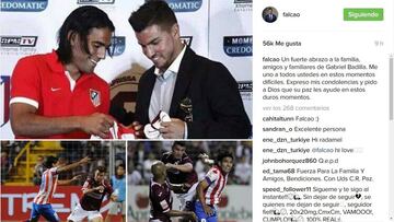 Falcao, solidario tras la muerte de joven exfutbolista