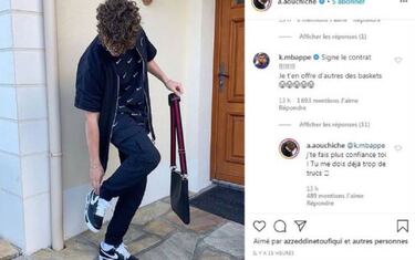 Mbapp¨¦: "Firma el contrato y te regalo unas zapatillas"