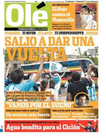 Portadas de la prensa deportiva