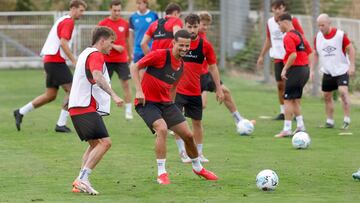 Luiz Felipe, en su primera sesión con el Rayo.