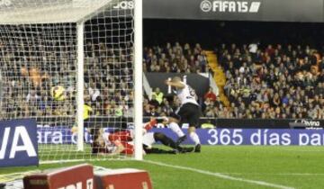 Feghouli marca el 2-0.