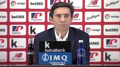 Marcelino se disculpa y convence a la afición del Athletic