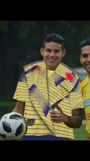 La Selección Colombia presentó su nueva camiseta y los memes no se hicieron esperar. 