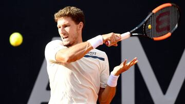 Pablo Carreño durante un partido de esta temporada.