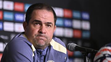 Andre Soares Jardine head coach during the press conference America team prior to game Los Angeles FC as part of Play-In to 2026 FIFA Club World Cup, at BMO Stadium on May 30, 2025 in Los Angeles, California, United States.