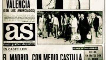 Portada del Diario AS del 11 de abril de 1982.