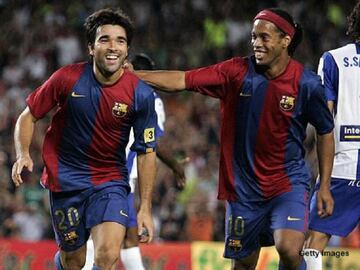 Deco and Ronaldinho - two more stars of the IPFL