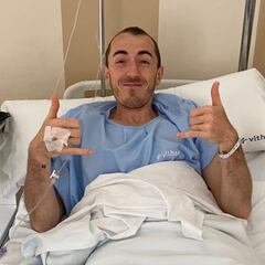 Rousselle, operado en el tendón de Aquiles