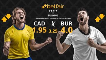 Cádiz CF vs. Burgos CF: horario, dónde ver, pronósticos y clasificación