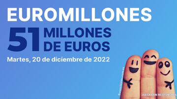 Euromillones: comprobar los resultados del sorteo de hoy, martes 20 de diciembre