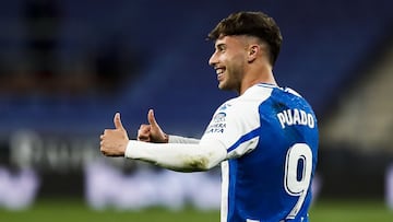 20/03/21 PARTIDO SEGUNDA DIVISOIN
ESPANYOL - LOGROÑES
PRIMER GOL JAVI PUADO 1-0 ALEGRIA