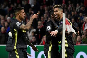 Cristiano Ronaldo celebrando el gol 0-1