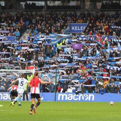 21.234 espectadores en Anoeta para el derbi Real-Athletic