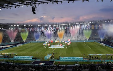 Euro 2021 opening ceremony: in pictures