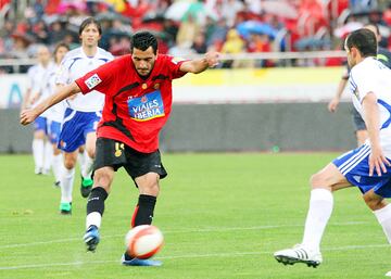 Dani Güiza, durante un partido con el Mallorca (07-08).