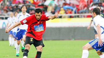 Dani Güiza, durante un partido con el Mallorca (07-08).