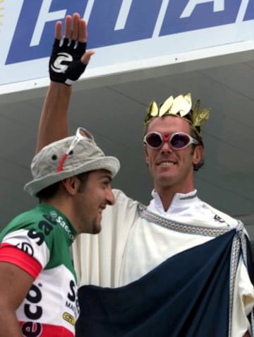 Vestido de Julio César durante el Tour de Francia de 1999.