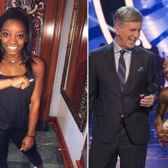 Biles presume de aros olímpicos y muestra sus dotes de baile