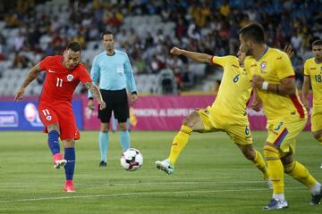 Chile visitó a Rumania en su último partido amistoso antes de Copa Confederaciones.