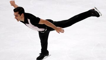 Javier Fernandez, durante su actuación en París.