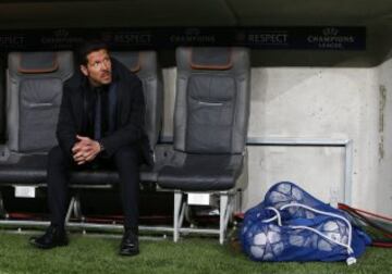 Simeone with his emergency bag of balls