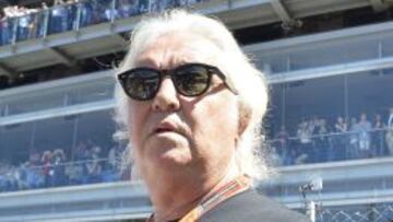 Flavio Briatore en el circuito de Monza.