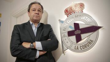 Tino Fernández, posando para una entrevista de As.