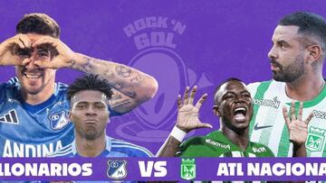 Sigue Millonarios vs. Nacional: Rock N’ Gol de Radioacktiva