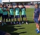 Las imágenes del primer entrenamiento de Tata Martino