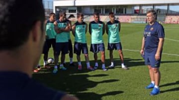 Las imágenes del primer entrenamiento de Tata Martino