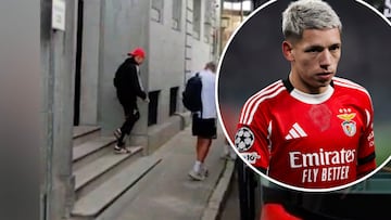 Prestianni insultado a la salida del hotel de concentración