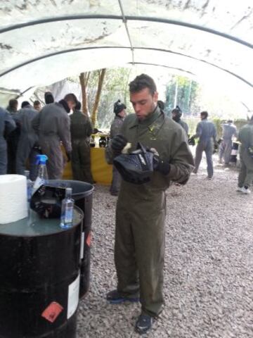 Hoy ha sido una jornada diferente para los jugadores del Celta ya que se han enfrentado en una divertida partida de paintball.