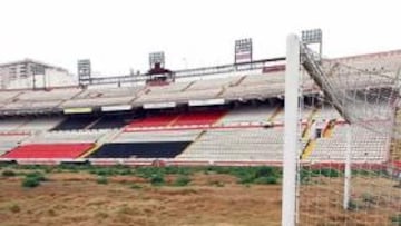 <b>ABANDONADO. </b>Este es el estado del antiguo estadio del Mallorca en la actualidad.