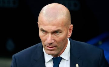 Zinedine Zidane head coach of Real Madrid