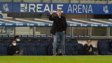 Imanol Alguacil entrenador de la Real Sociedad 
