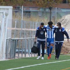 Preocupación por una lesión grave de Derik Osede