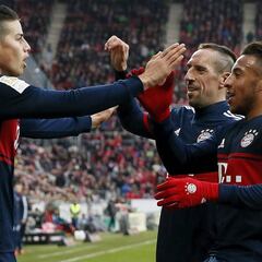 Los goles de una nueva victoria del Bayern, esta vez sin Vidal