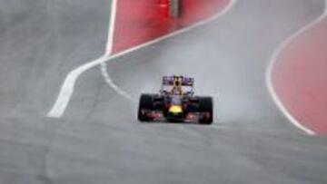 El Red Bull de Kvyat, hoy en Austin.