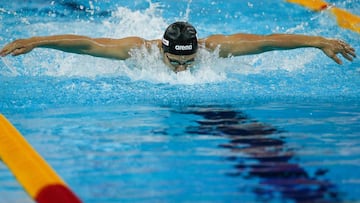 El japon&eacute;s Daiya Seto compite en la eliminatoria de los 200m mariposa masculina en el Campeonato Mundial de Nataci&oacute;n en Piscina Corta que se celebra en Hangzhou (China).