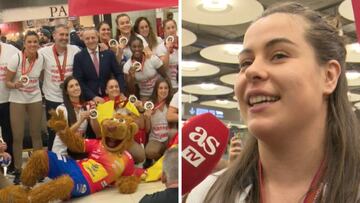Ainhoa Hern¨¢ndez: "La ¨¢rbitra est¨¢ en el fondo, no me ve si estoy dentro"