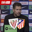 Rueda de prensa de Simeone antes de enfrentarse al Athletic