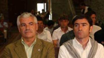 <b>¿DEL BANCO AL BANQUILLO? </b>Pernía y Marcelino, juntos en La Bien Aparecida. ¿Se verán en un juzgado?