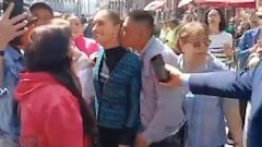 El momento incómodo de Claudia Sheinbaum tras ser acosada fuera de Palacio Nacional