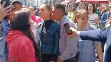 El momento incómodo de Claudia Sheinbaum tras ser acosada fuera de Palacio Nacional