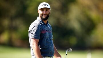 PONTE VEDRA BEACH, FLORIDA - MARCH 08: Jon Rahm of Spain looks on from the driving range during a practice round prior to THE PLAYERS Championship on THE PLAYERS Stadium Course at TPC Sawgrass on March 08, 2023 in Ponte Vedra Beach, Florida.   Jared C. Tilton/Getty Images/AFP (Photo by Jared C. Tilton / GETTY IMAGES NORTH AMERICA / Getty Images via AFP)