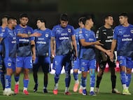 Monterrey en el partido contra Juárez.