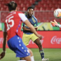 Colombia 1x1: Lerma brilla y Falcao salva un punto en Chile