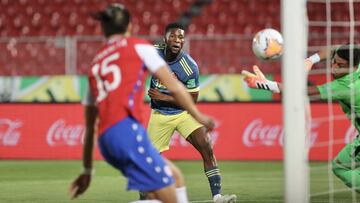 Jefferson Lerma y su gol con la Selecci&oacute;n Colombia ante Chile.